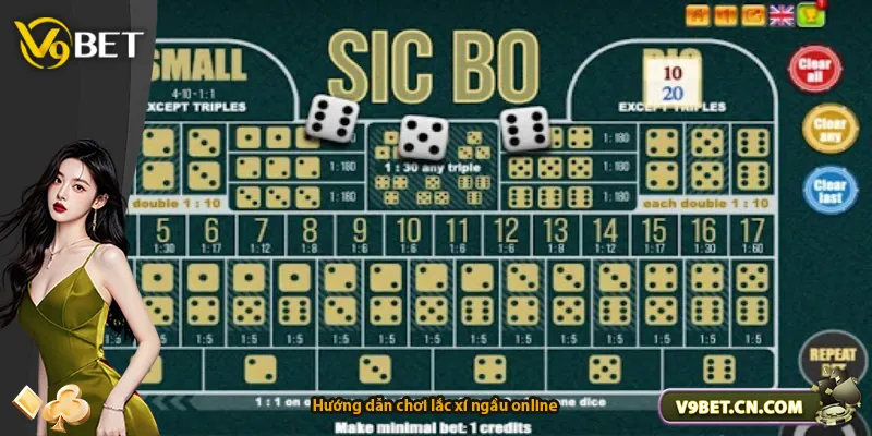 Hướng dẫn chơi lắc xí ngầu online