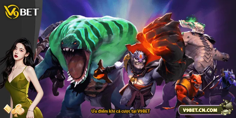 Ưu điểm khi cá cược tại V9BET